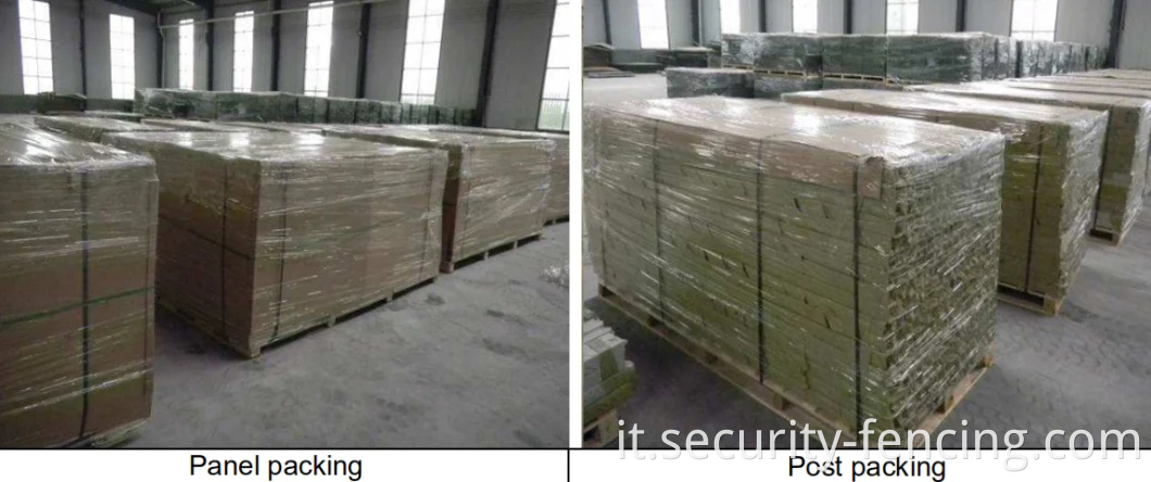 Vendita calda in polvere o recinzione in rete a filo saldato zincato rivestito in PVC